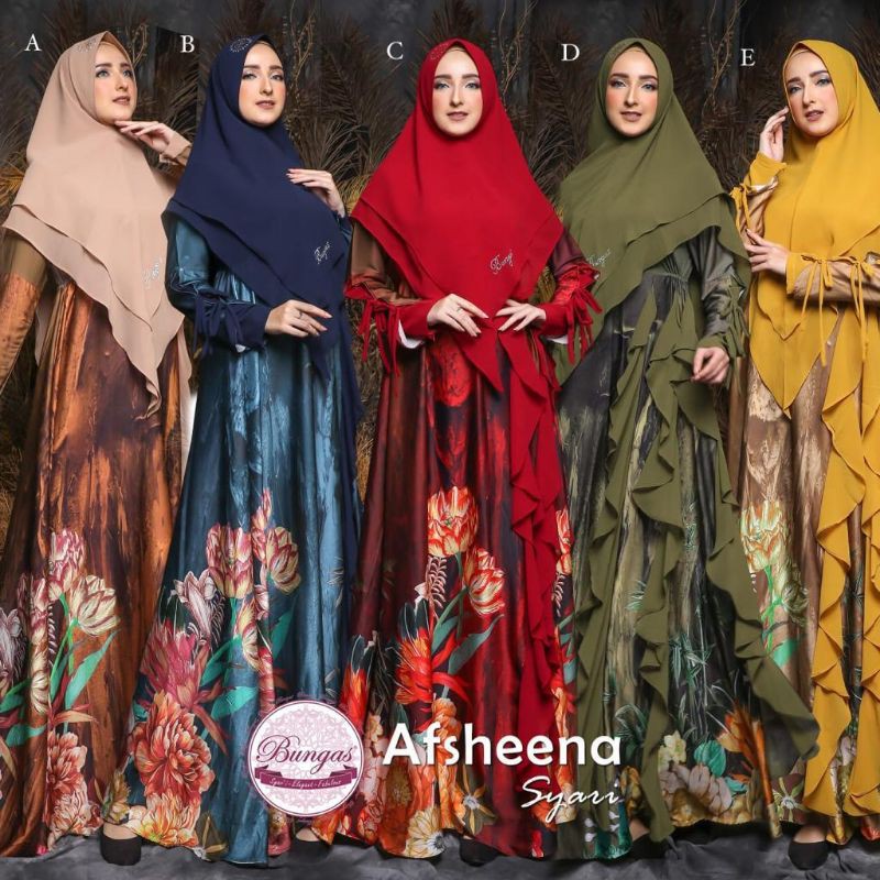 Afsheena syari by Bungas (READY)