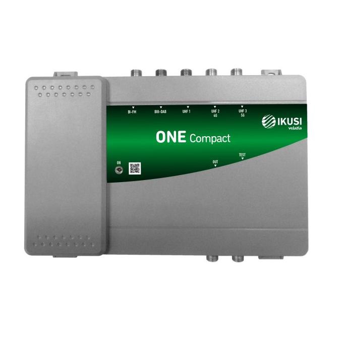 IKUSI, ONE Compact Programmable Digital Amplifier, 125 dbuV, 32 Filter