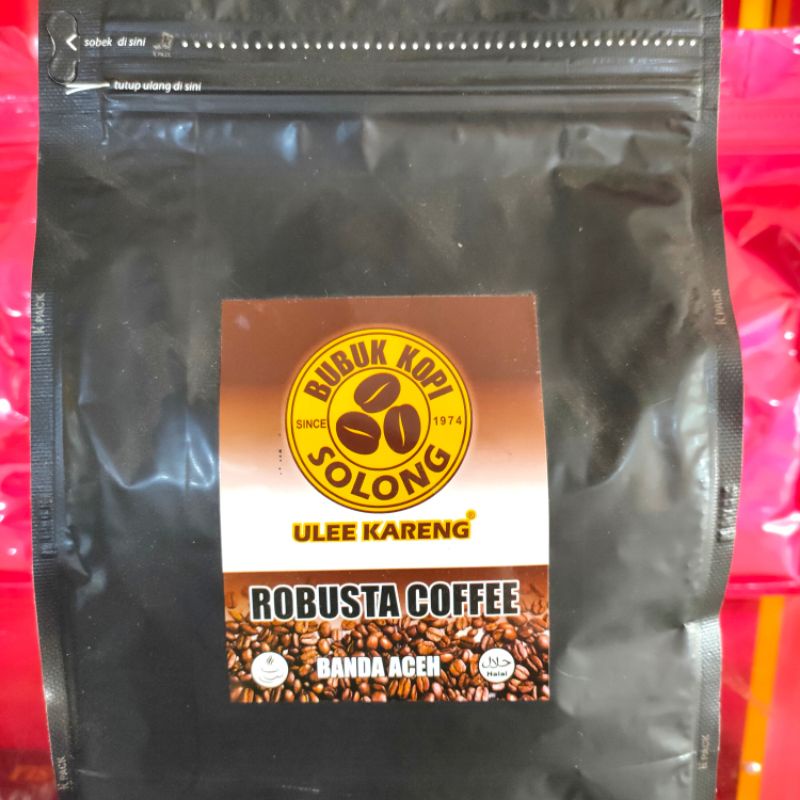 

kopi solong robusta premium 200 gram special Ulee Kareng