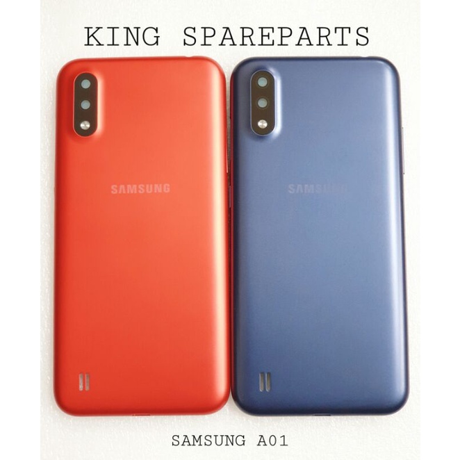 BACKDOOR BACKCOVER TUTUP BELAKANG CASING SAMSUNG A01 A015 A015F ORIGINAL