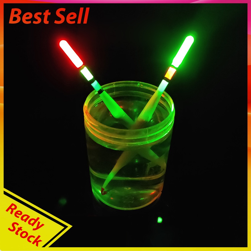 2pcs Fishing Float LED Electric Light Deep Water Luminous Bobber Tackles