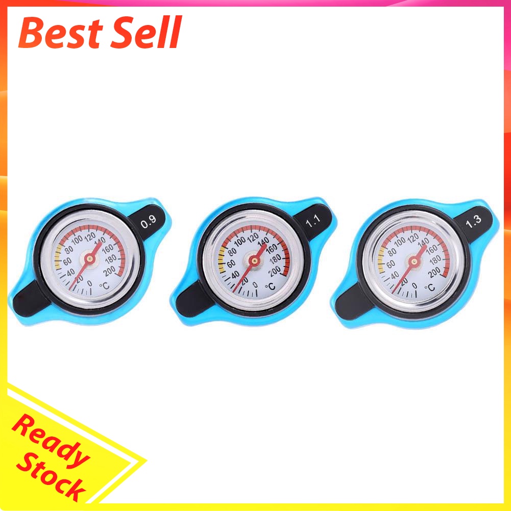 Small Head Car Auto Radiator Cap Water Temperature Meter Thermostatic Gauge