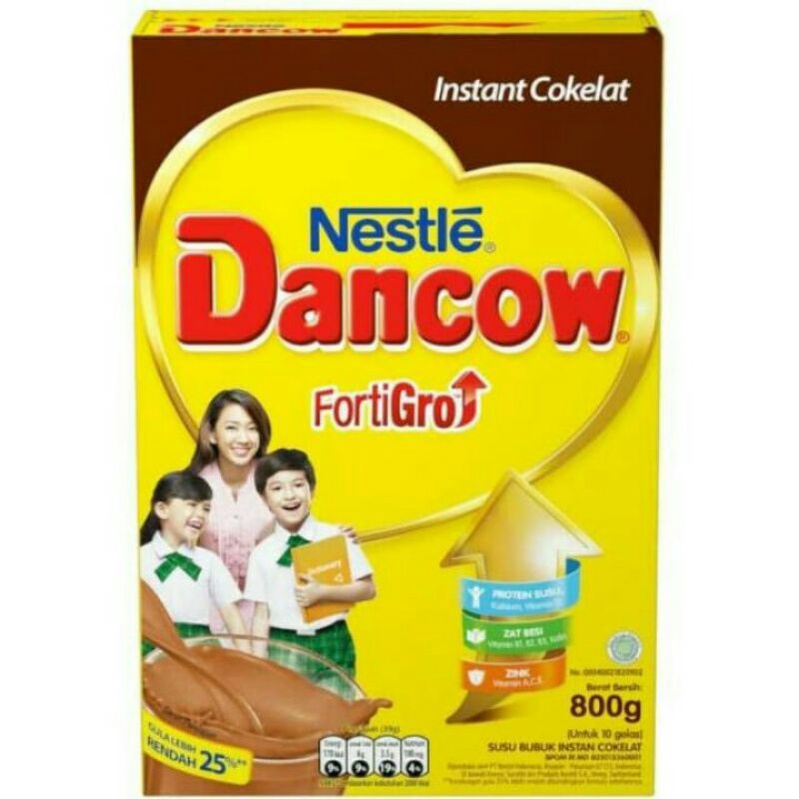 

Susu Dancow fortiGro rasa coklat 800 g