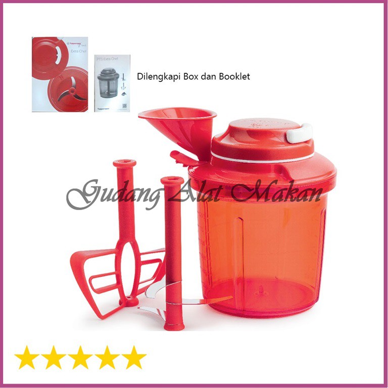 TUPPERWARE Extra Chef mixer manual DISKON 50%