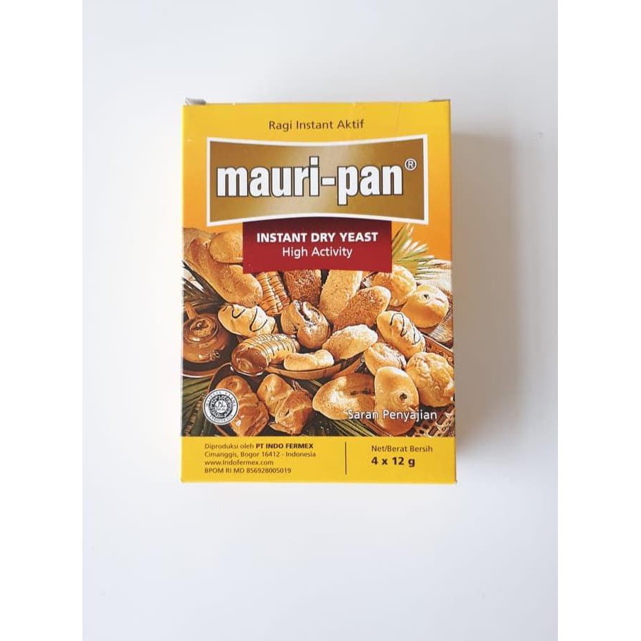 

Toko-Bahan-Kue- Ragi Mauripan Lokal 12Gr X 4 Sachet -Terlengkap-Termurah-Dijamin.