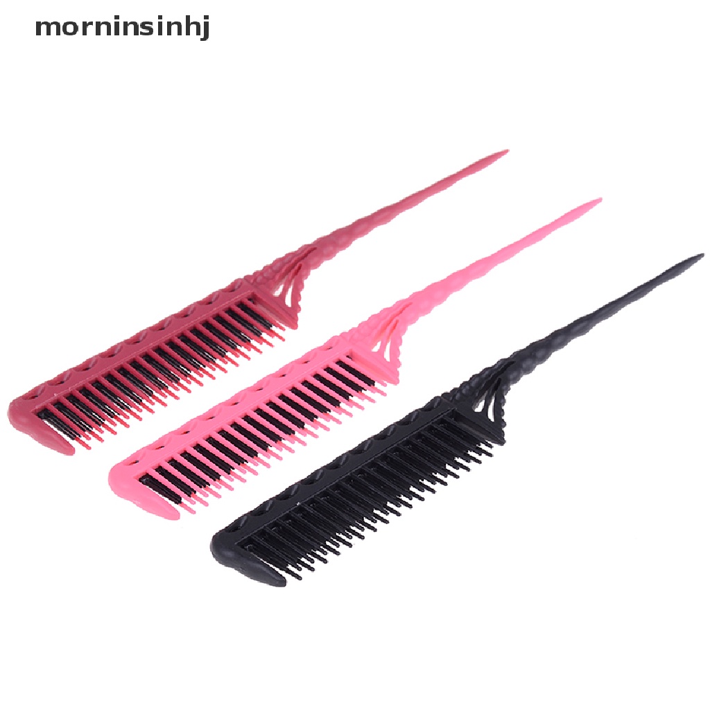 1pc Sisir 3 Baris Gigi Untuk Styling Rambut