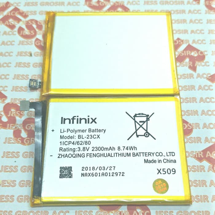 Baterai Battery Original INFINIX Zero 2 , X509 , BL-23CX , BL23CX