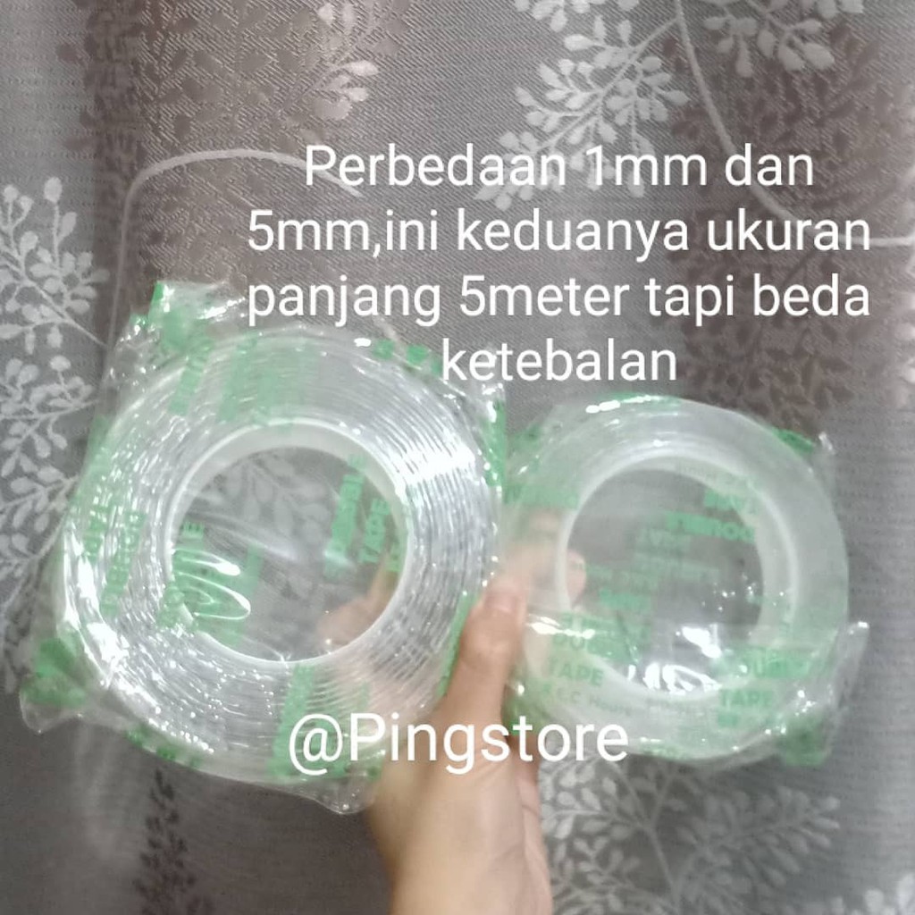 

Double Tape Nano Isolasi Super Kuat