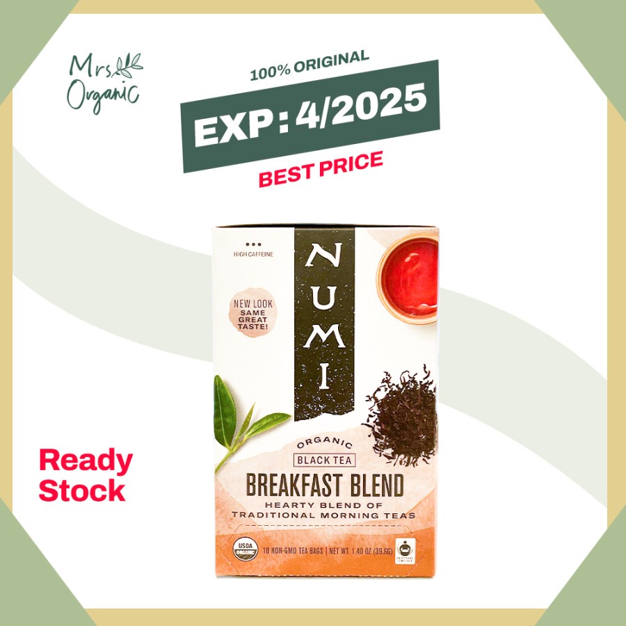 

NUMI - Organic Breakfast Blend Tea - 39.6g
