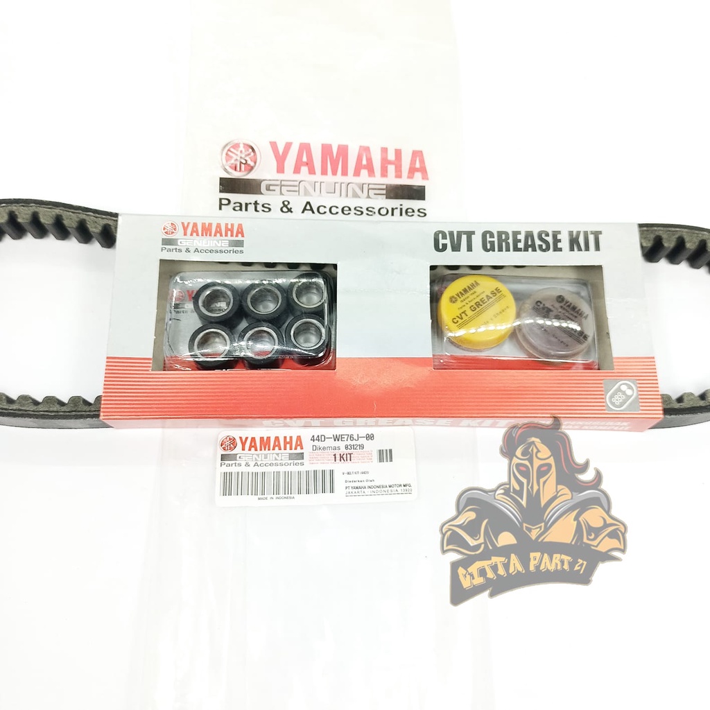 VANBELT V-BELT SET ROLLER YAMAHA 44D XEON KUALITAS ASLI ORIGINAL YAMAHA PRESISI ANTI SELIP AWET DAN DIJAMIN MANTAP XEON KARBU XEON 125 XEON RC