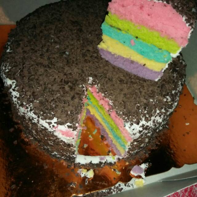 

Bolu kukus rainbow