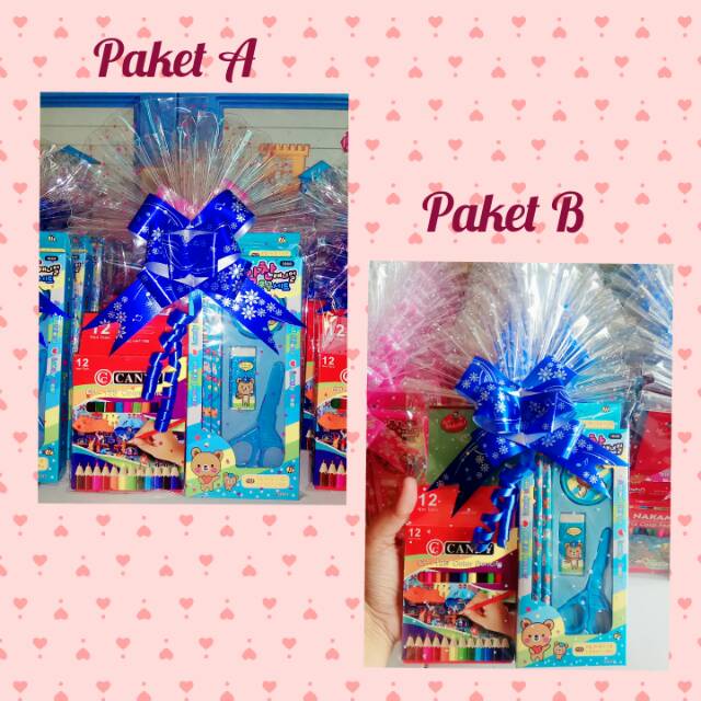 

Paket Murah (36) Bingkisan Ulang Tahun / Souvernir Ultah / Hadiah Lomba / Study Set / Stationery Set