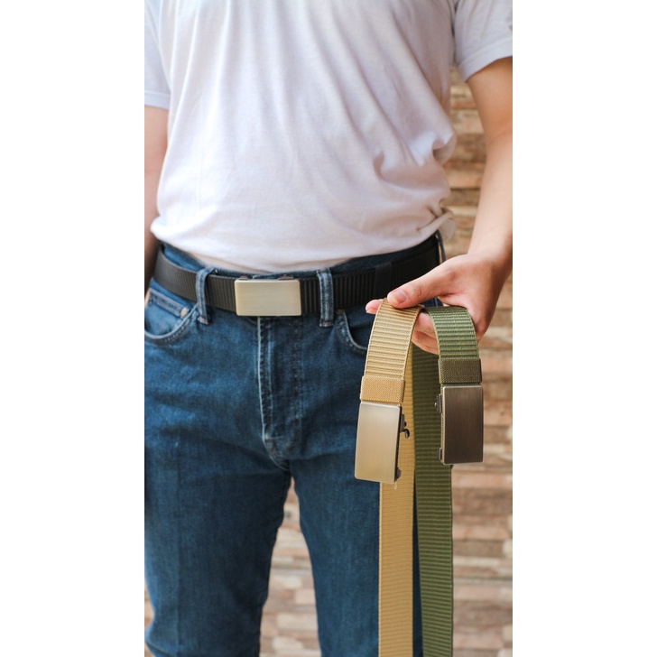 IKAT PINGGANG TACTICAL PRIA KEPALA METAL / SABUK PRIA TACTICAL - AMC-SA-20