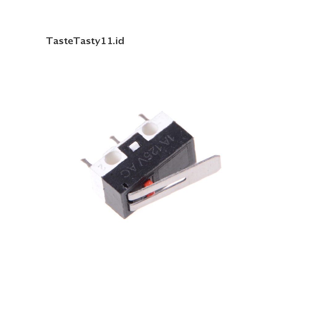 10pcs Kw10 125v 1a 3 Terminal Momentary 13mm Tuas Arm Micro