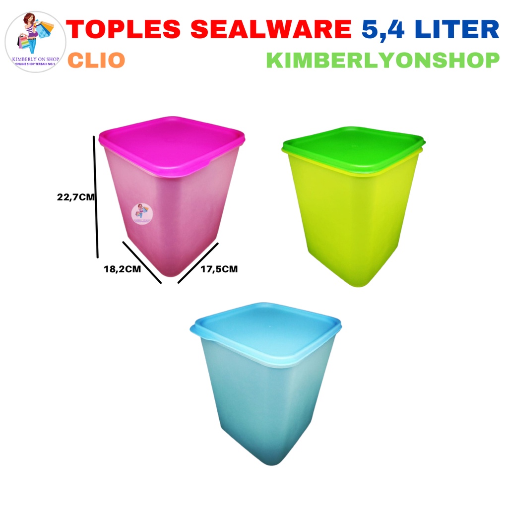 Toples Plastik 5,4 Liter - Food Container - Sealware set - Clio Fuji