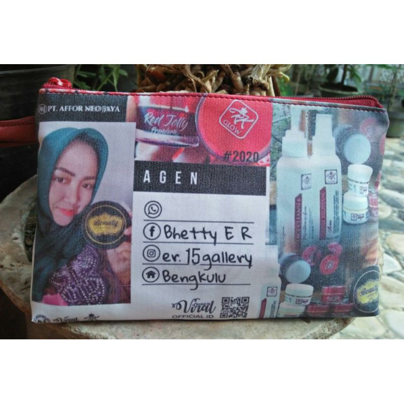 BISA COD Dompet RK GLOW Lotion kosmetik Viral bisa costum foto dan gambar produk