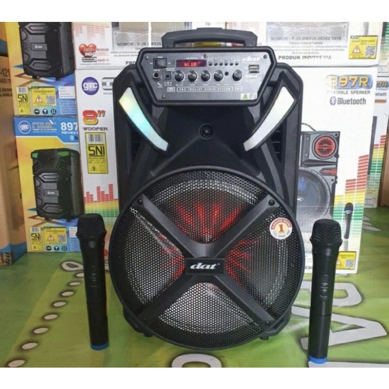 Speaker Dat DT 1210 FT X2 Bluetooth Speaker Portable Wireless 1210FTX2