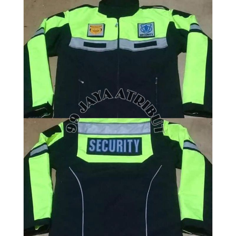Jaket Security Bahan Taslan Waterproof, Jaket Taslan Waterproof, Jaket Security