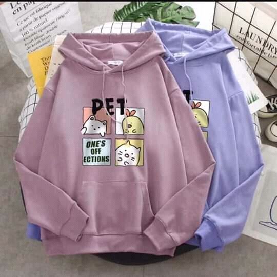 HOODIE JUMPER WANITA PET ECTIONS - ATASAN LUCU KEKINIAN PREMIUM