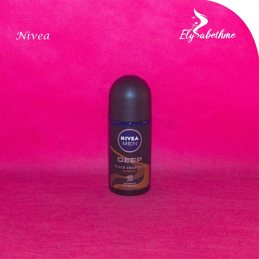 ✿ELYSABETHME✿ Nivea Men deep deodorant roll on anti pepsirant biang keringat ketiak basah bau badan pria