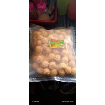 

cilok kukus isi daging dan isi telur,cilok krispi