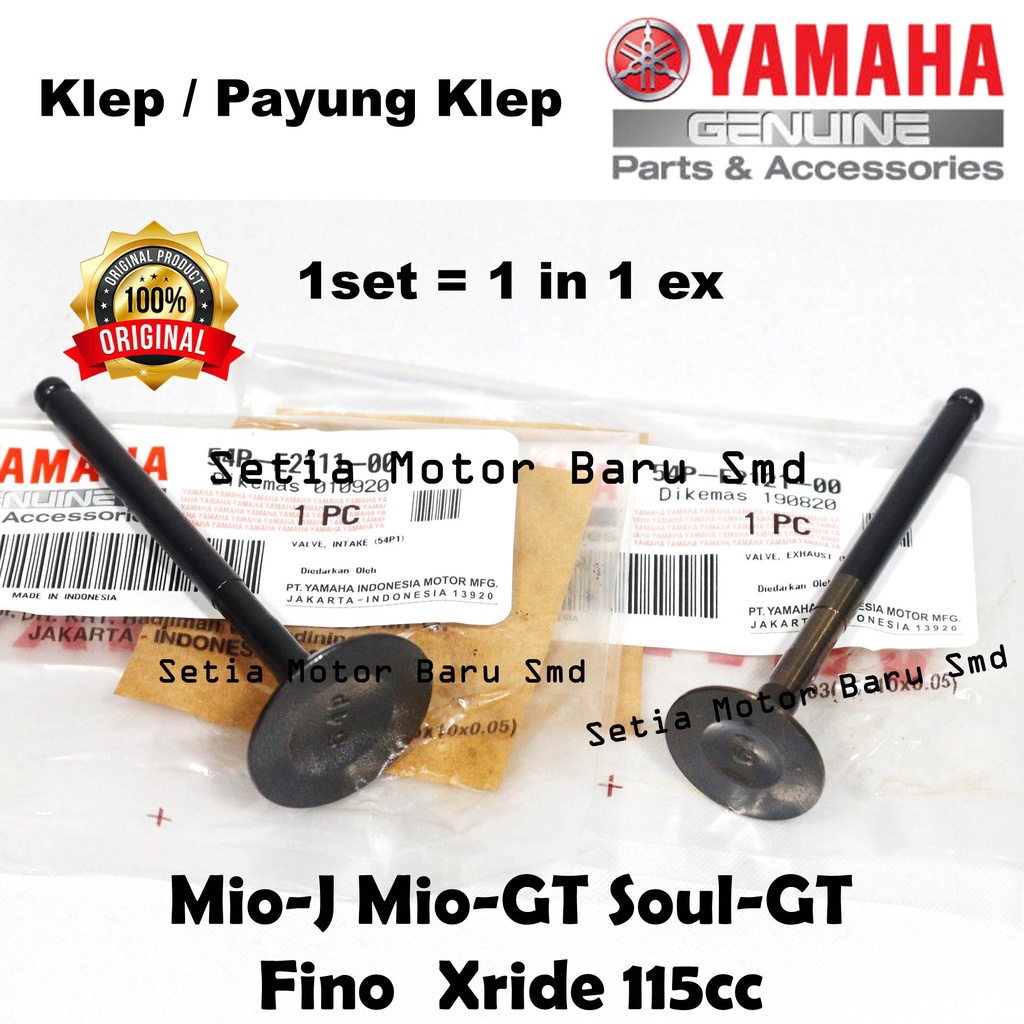 Klep Payung Klep Mioj MioGT SoulGT Fino Xride 115cc Asli Original Yamaha
