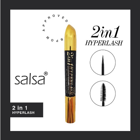 SALSA EYEBROW PENSIL ALIS 4IN1 BLACK &amp; BROWN / MASCARA HYPERLASH 2IN1