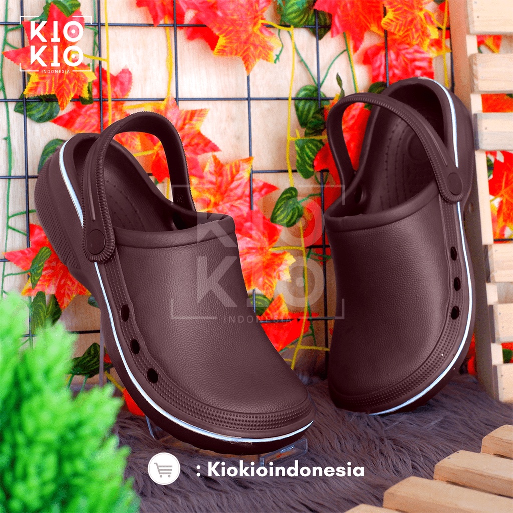 Sandal Kodok / Sendal Kodok /New Spesial Sandal Baim Polos / Sendal Kodok Polos / Sandal Dokter / Sendal Perawat / Sandal Bakpao Pria wanita anti slip anti air Polos