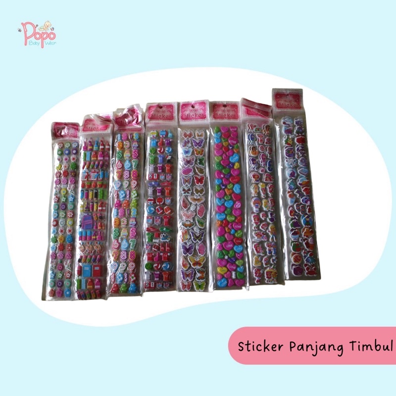 

STIKER ANAK MODEL TIMBUL / STICKER EDUKASI ANAK