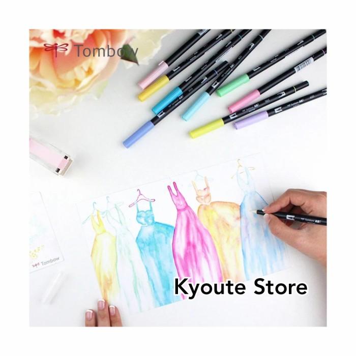 

TOMBOW ABT PASTEL SERIES SET Brush Pen Marker Lettering Drawing Color