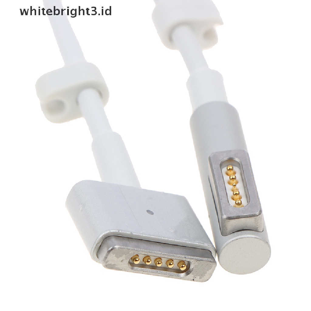 (whitebright3.id) Kabel Charger USB Tipe C Om Magnetische 1 2 T-Tip L-Tip Untuk Mac Book Air