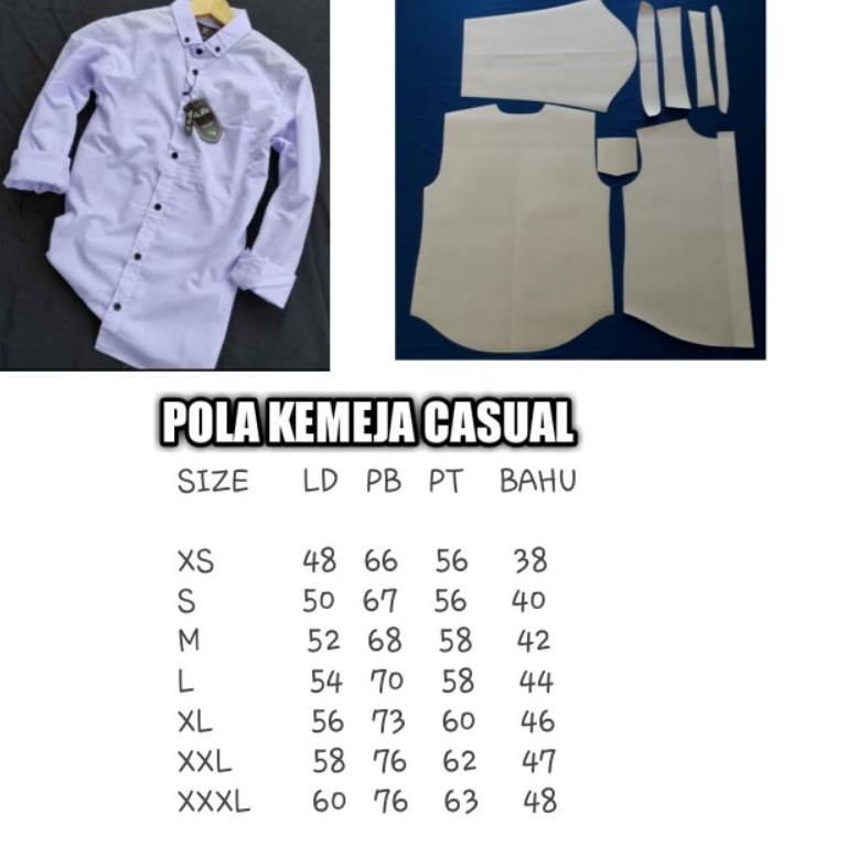 Terkini JM0 POLA INSTAN KEMEJA PRIA/TACTICAL/CASUAL/PDH/PDL 91 ☊Best Product