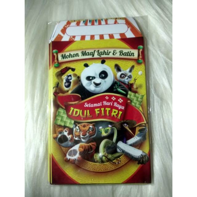 

Amplop lebaran 2024 uk sedang motif kungfu panda