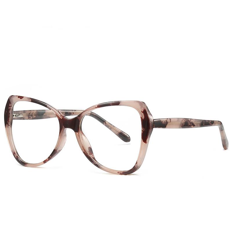 【YUZHU】COD New Fashion Oversized Frame Anti-blue Light TR90 Kacamata Bingkai CP Spring Pin Kacamata