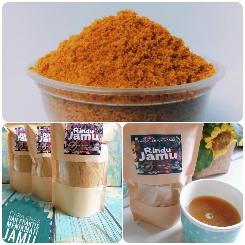 

Empon-empon bubuk Rindu Jamu, Jamu Instant tinggal seduh (isi 10)