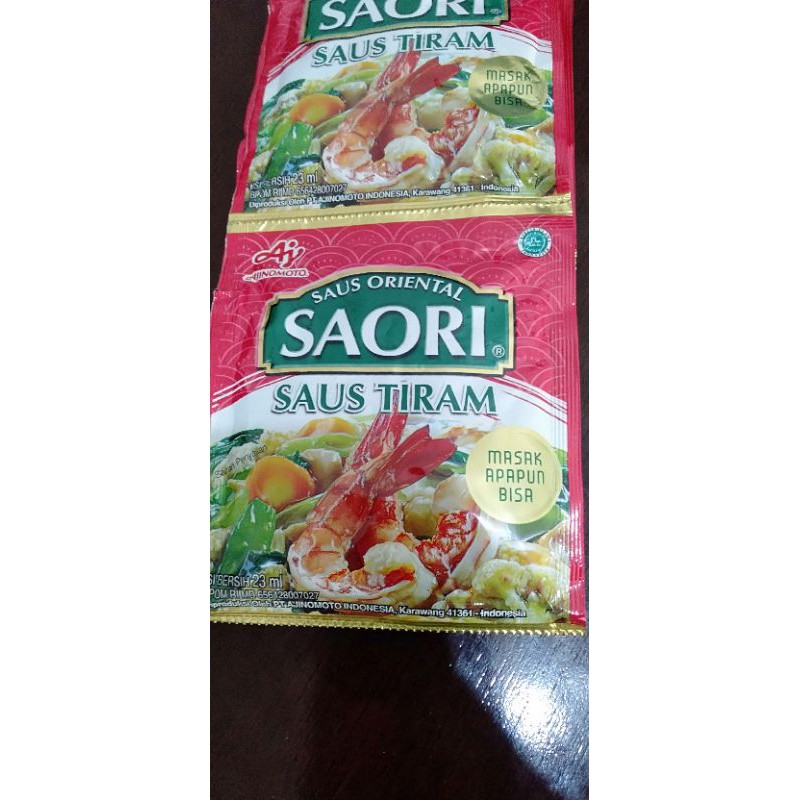 

Saori saus tiram 23ml kemasan sachet