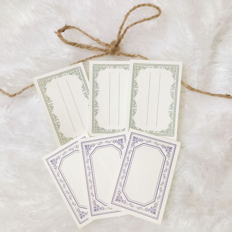 

Kertas Memo Vintage 8 Lembar Note Aesthetic Journaling Scrapbook asternoon.id