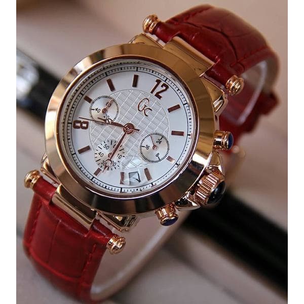 Jam Tangan Wanita Guess Chrono Aktif - Merah