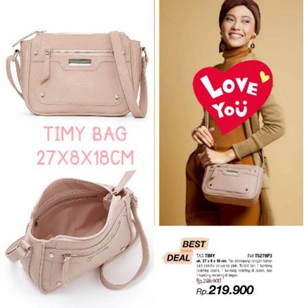 Timy Bag Tas Selempang Tas Sophie paris tas sophie martin tas cream tas promo tas lucu