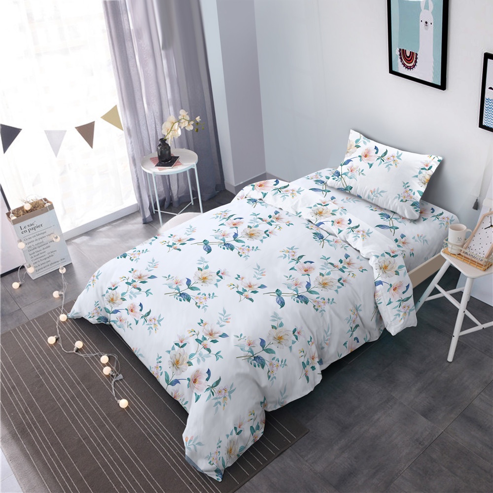 Kintakun Bed Cover Set 120 Extra Single New Dluxe Microfiber T30