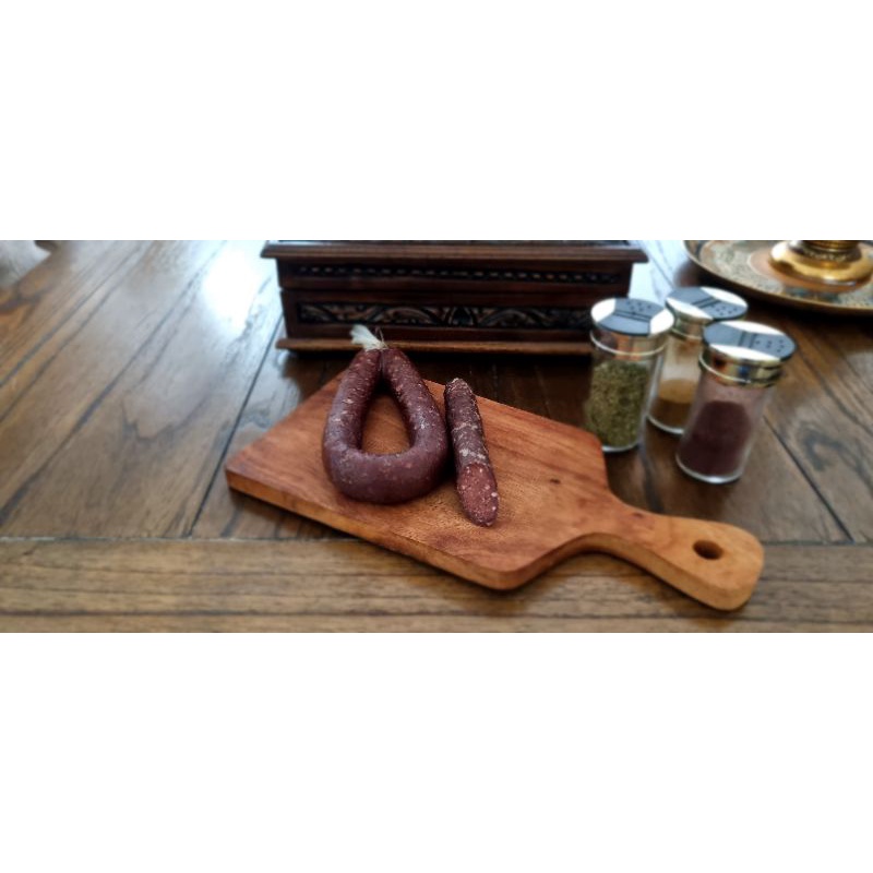 

Sujuk Turki, fermented beef sausage, halal