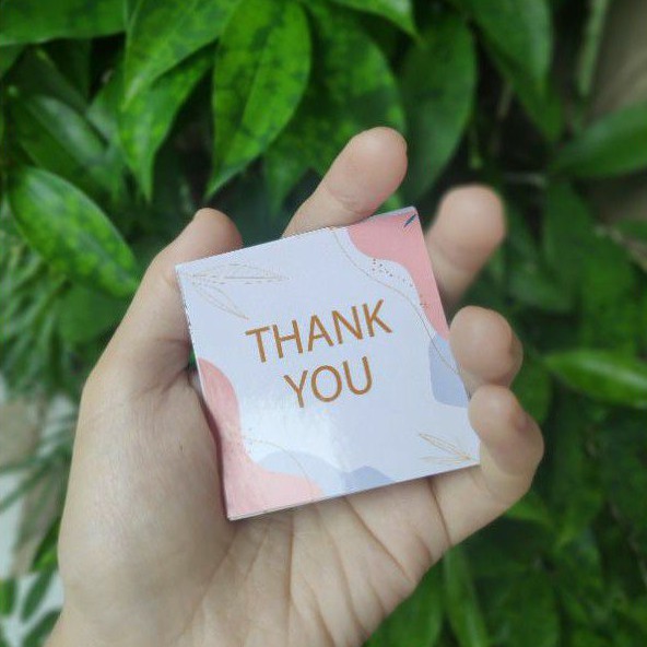 

(Custom) Sticker Thank You Olshop Kotak