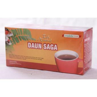 Herbal mengobati batuk dengan teh daun saga alami tanpa efek samping kualitas terpercaya