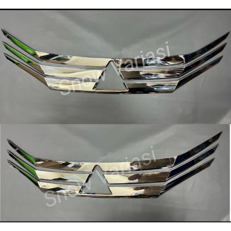 List Gril Front Grill Depan Xpander 2017 2020 2021 Chrome