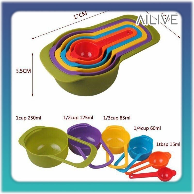 Sendok Takar Sendok Ukur Measuring Spoon Measuring Cup 6 In 1