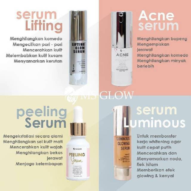 KINDSTORE❤ | SERUM MS GLOW ALL VARIAN | MS GLOW