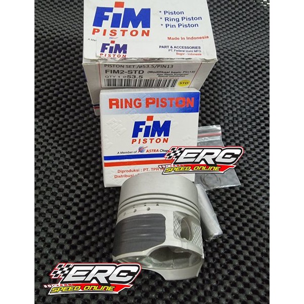 PISTON FIM 53.5 MM PEN 13 FIM 2 - STD JUPITER Z - SUPRA - BEAT - VEGA