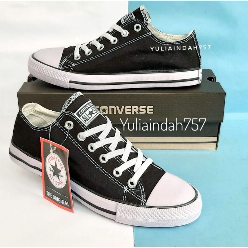 (BISA COD)Sepatu Allstar Converse-Sepatu Allstar Clasik - Sneakers Pria Murah - Sepatu Pria Sepatu Wanita - Sepatu Sekolah - Sepatu Black White