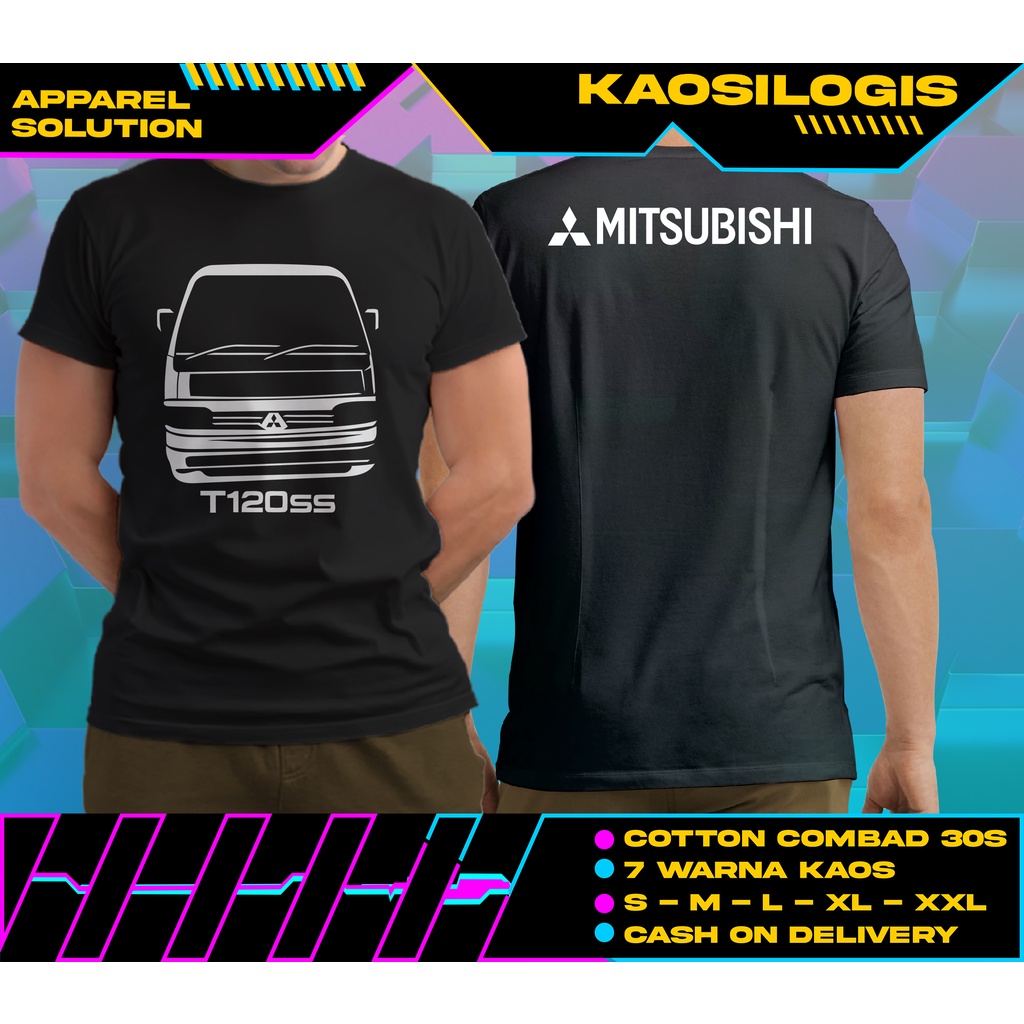 Kaos Pickup Mitsubishi T120ss SS PICKUP Distro Otomotif - Kaosilogis