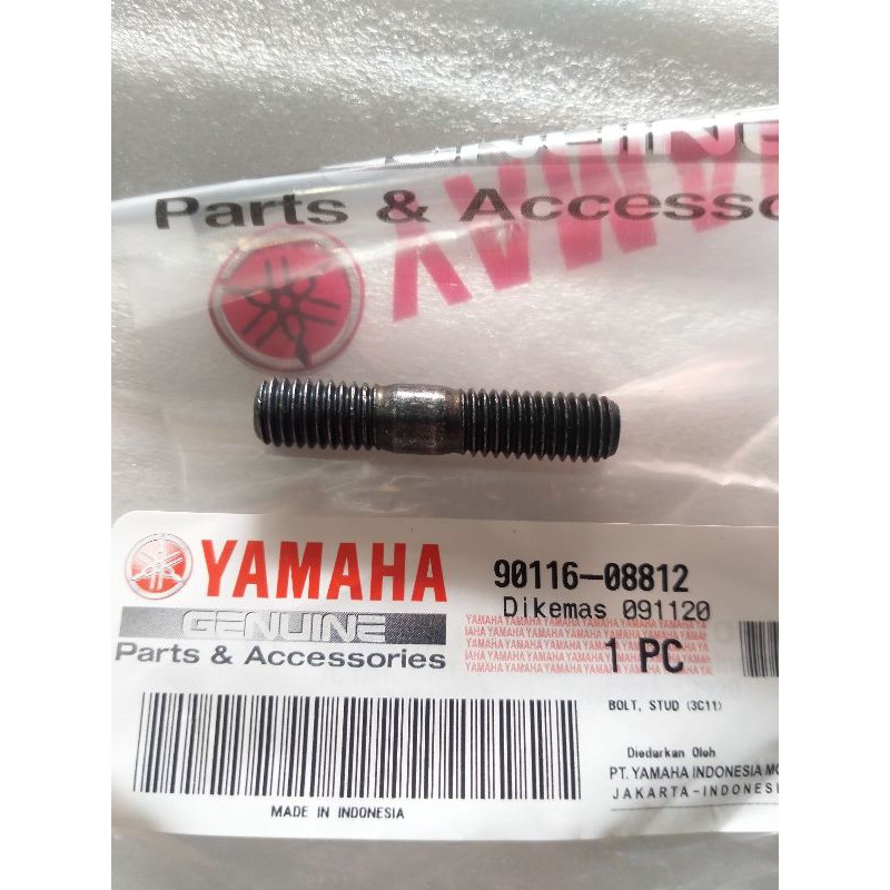 Baut gir/gear Vixion atau baut knalpot Rxking original Yamaha. 90116-08812